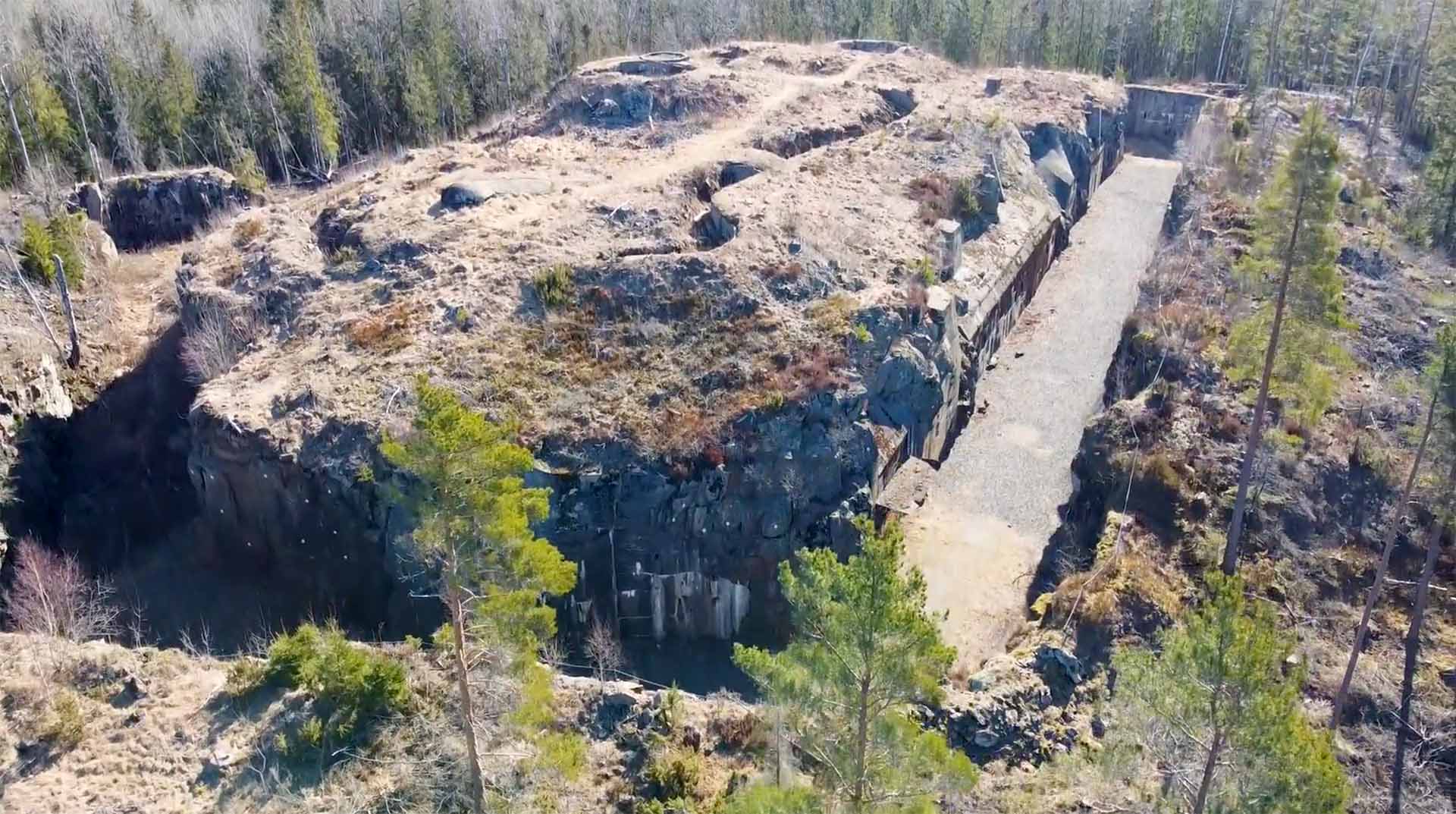 Høytorp fort, ovenfra